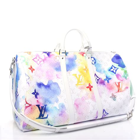 Louis Vuitton Keepall 50 Monogram Watercolor 